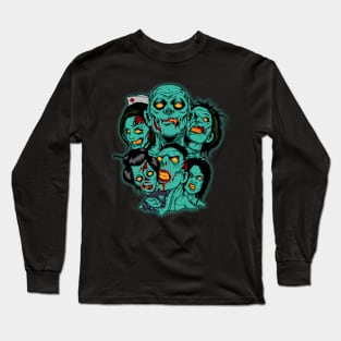 Halloween zombies Long Sleeve T-Shirt